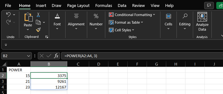 Basic Formulas in Excel