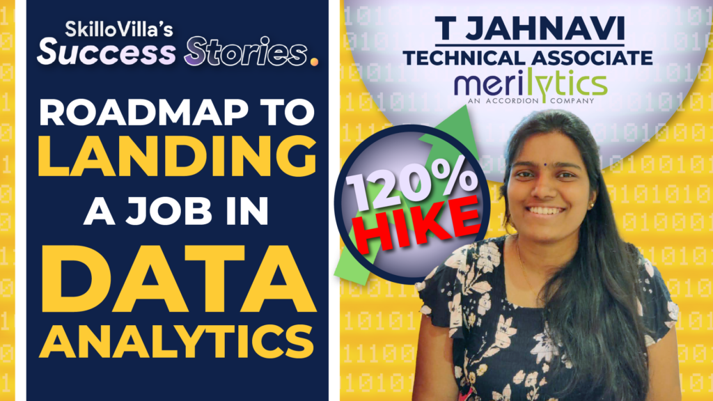 T Jahnavi | SkilloVilla Success Stories | Data Analytics | SkilloVilla Reviews | Data Analyst